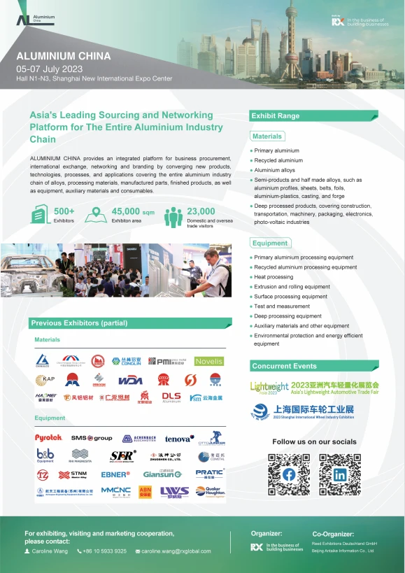 July5-7 2023 ALUMINIUM CHINA2023
